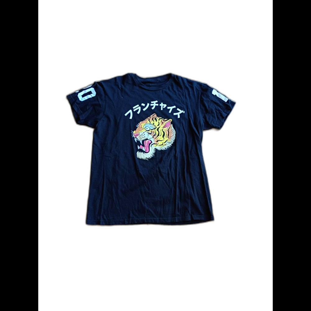 SLC Los Angeles Franchise Tiger Japanese Graphic T-Shirt L
